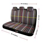 PONYJOYUP Baja 9PCS Breathable Car Seat Covers