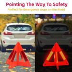 Portable Emergency Roadside Triangles for Car Safety