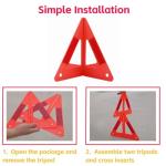 Portable Emergency Roadside Triangles for Car Safety