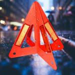 Portable Emergency Roadside Triangles for Car Safety