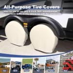 Land Tire Covers 4 Pack - Tough Wheel Protectors
