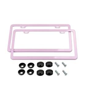 Cherry Blossom Pink License Plate Frames - 2 Pack