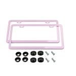 Cherry Blossom Pink License Plate Frames - 2 Pack