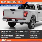 Matte Black Stainless Steel License Plate Frames - 2-Pack