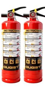 Ougist 2.5lb Vehicle & Home Fire Extinguishers