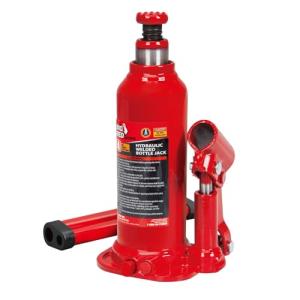 BIG RED T90403B Torin Hydraulic Welded Bottle Jack, 4 Ton (8,000 lb) Capacity, Red