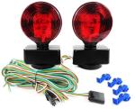 MAXXHAUL 50871 Magnetic ONE LED Trailer Tail Towing Light Kit DOT Turn Brake Parking Lights for Truck RV Boat Car Bike Trailer