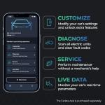 Carista EVO - Bluetooth OBD2 Scanner - Car Diagnostic Tool & Code Reader with Access to Diagnostics, Customizations, Service Tools & Live Data (Subscription Required)