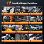 THINKCAR THINKSCAN 662 OBD2 Scanner,Car Diagnostic Tool with Bidirectional Active Test,Car Scanner Engine ABS SRS Transmission,Scanner for Car with 12 Reset,CAN FD & FCA SGW,Lifetime Free Update