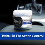Refresh Your Car! Can/Hidden Air Freshener (New Car Scent, 1 Pack)