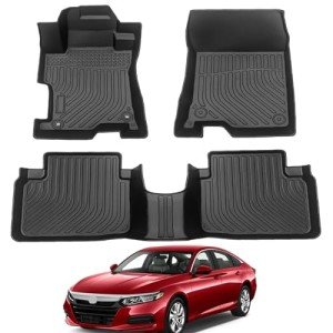 Custom Fit All-Weather Rubber Car Floor Mats Set