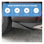 VCYOPN 2PCS Car Rear Bumper Guard Diffuser Splitter, Anti Scratch Auto Side Fender Skirt Lip Wrap Angle Protector, Universal Anti-Collision Vehicle Bumper Lip Body Kit for Most Cars (Carbon Fiber)