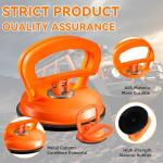 DEZEU Dent Puller,2026latest Car Dent Puller,3-Pack Car Handheld Puller,Strong Car Dent Remover,Suction Cup Dent Puller and Paintless Car Dent Repair Kit.Suitable for Car Body Dents(Orange).