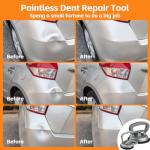 Tzuoen Car Dent Puller,Aluminum Dent Remover Tool for Car,3 Pack Dent Puller Kit,Paintless Dent Removal Kit,Powerful Body Repair Dent Removal Tools,Suction Cup for Car Dents,Glass,Screen