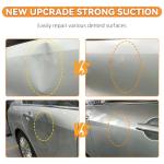 DEZEU Dent Puller,2026latest Car Dent Puller,3-Pack Car Handheld Puller,Strong Car Dent Remover,Suction Cup Dent Puller and Paintless Car Dent Repair Kit.Suitable for Car Body Dents(Orange).