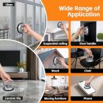 Tzuoen Car Dent Puller,Aluminum Dent Remover Tool for Car,3 Pack Dent Puller Kit,Paintless Dent Removal Kit,Powerful Body Repair Dent Removal Tools,Suction Cup for Car Dents,Glass,Screen