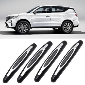 4 Pcs Car Door Edge Guards Car Side Door Protector Suitable for Various Car Pads Door Shock Absorbers-Black