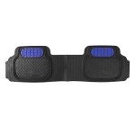 FH Group Heavy-Duty Rubber Car Floor Mats - Blue