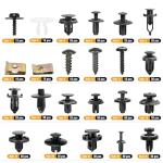 GOOACC 795Pcs Car Push Retainer Clips & Auto Fasteners Assortment 23 Most Popular Sizes Nylon Bumper Fender Rivets Metal Screw Pin Kit with 10 Cable Ties Remover for Toyota GM Ford Honda Chevy