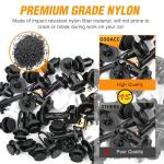 GOOACC 795Pcs Car Push Retainer Clips & Auto Fasteners Assortment 23 Most Popular Sizes Nylon Bumper Fender Rivets Metal Screw Pin Kit with 10 Cable Ties Remover for Toyota GM Ford Honda Chevy