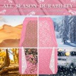 Bling Diamond Floor Mats Set for Women, Pink