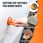 FLY5D Professional Paintless Dent Repair Kit,Dent Puller Kit with Golden Lifter, Bridge Puller, Slide Hammer T-Bar, Suction Cup for Car Auto Body, Hail Damage, Door Ding Removal