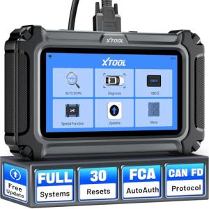 XTOOL D6S OBD2 Scanner Diagnostic Tool, 2026 Car Scanner with 30 Resets, All System Scan Tool with FCA & CAN FD, ABS Bleed, Gearbox Match, Crank Sensor Relearn, Lifetime Update, Upgraded of D5S