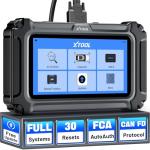 XTOOL D6S OBD2 Scanner Diagnostic Tool, 2026 Car Scanner with 30 Resets, All System Scan Tool with FCA & CAN FD, ABS Bleed, Gearbox Match, Crank Sensor Relearn, Lifetime Update, Upgraded of D5S