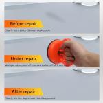 Car Dent Repair Kit, Dent Puller Kit Auto Body Dent Remove, Yellow Suction Cup Dent Puller Car Dent Pop Out Tool Dent Remover