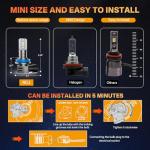 RCJ H11 Cool White Fog Light Bulbs - 2 Pack