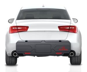 BumperBully - MAX Edition - Outdoor Rear Bumper Guard for Parked Vehicles and Easy to Install for Cars and Small SUV's