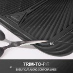 All-Weather Rubber Car Mats - Heavy Duty Set