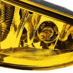 DNA MOTORING FL-ZTL-183-AM Front Bumper Fog Light Driver & Passenger Side Enhance visibility [Compatible with 04-05 Honda Civic DX HX]