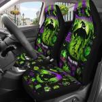 GENANY Nightmare Movie Car Seat Covers Set of 2, Breathable Front Seat Covers for Truck Sedan SUV, Horror Car Accessories, Horror Gift for Women Men