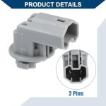 Hihaha No.8127512501 Car Tail Lamp Light Bulb Socket for Toyota RAV4 2013-2016 Car Taillight Holder Base