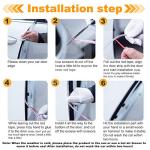 Eytool 5M Clear Door Edge Protectors, Rubber Edge Trim Seal Protector with U Shape Car Protection Door Edge Guard Fit for Most Car (Clear, 16.4FT)