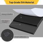 Garage Wall Protector, 2 Roll Garage Car Door Protector Bumper Guard for Car Doors Anti-Collision Waterproof Inflaming Ultra Self Adhesive EVA Foam for Warehouse (2 ROLL: 79" x 8" x 1/4")