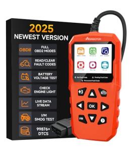 OBD2 Scanner,V880 Car Scanner Diagnostic Tool: Car Check Engine Code Reader with Reset,Live Data & Freeze Frame,Mode 6, Mode 8, OBDII Scan Tool for All OBD II Protocol Vehicles Since 1996