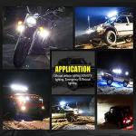 Adzoon Motorcycle Fog Lights, 2'' Inch 27W Spot Mini Cube Work Driving Pod Lights for Offroad Trucks ATV UTV SUV 4x4 Pick Up Car Boat