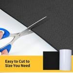 Garage Wall Protector, 2 Roll Garage Car Door Protector Bumper Guard for Car Doors Anti-Collision Waterproof Inflaming Ultra Self Adhesive EVA Foam for Warehouse (2 ROLL: 79" x 8" x 1/4")