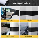 Garage Wall Protector, 2 Roll Garage Car Door Protector Bumper Guard for Car Doors Anti-Collision Waterproof Inflaming Ultra Self Adhesive EVA Foam for Warehouse (2 ROLL: 79" x 8" x 1/4")