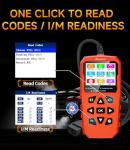 OBD2 Scanner,V880 Car Scanner Diagnostic Tool: Car Check Engine Code Reader with Reset,Live Data & Freeze Frame,Mode 6, Mode 8, OBDII Scan Tool for All OBD II Protocol Vehicles Since 1996