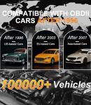 OBD2 Scanner,V880 Car Scanner Diagnostic Tool: Car Check Engine Code Reader with Reset,Live Data & Freeze Frame,Mode 6, Mode 8, OBDII Scan Tool for All OBD II Protocol Vehicles Since 1996