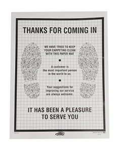 Disposable Auto Paper Floor Mats - Case of 500