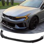 STSEV01 Front Bumper Lip Splitter Spoiler Compatible with KIA K5 EX/LX/LXS/GT 2021-2026 & Kia K5 GT/GT-Line 2025 2026, 3pcs Air Dam Chin Body Kit Underbody Lip Accessories (Gloss Black)