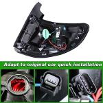 Lochnchn Tail Lights Compatible with GMC Acadia 2013-2016 Acadia Limited 2017 Rear LED Taillights Assembly Right Passenger Side Tail Lamp Replace 84051376-PFM.Not Include Bulb