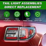 Lochnchn Tail Lights Compatible with GMC Acadia 2013-2016 Acadia Limited 2017 Rear LED Taillights Assembly Right Passenger Side Tail Lamp Replace 84051376-PFM.Not Include Bulb
