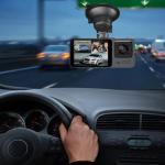 2K Dash Camera Front and Inside Dash Cam for Car Security 1080P Video Recorder with Audio Plug and Play, WDR, Night Vision, G-Sensor Auto Lock, 2 Inch Screen Vehicle Security