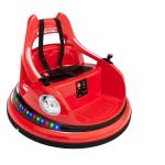 Bumper Car for Kids, 12V Ride on Bumper Car for Toddler with Remote Control, 2-Speed, 2 Driving Modes, 360°Spin, Anti-Collision Padding, Lights, Music, Electric Bumping Car for Children 1.5-6, Red