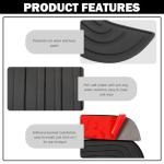Car Rear Bumper Protector Guard,40.94x3.54 Bumper Protector for Cars with Raised Texture for Avoiding Trunk Bumpers Scratches,Soft Car Accessories Rear Bumpers Guard (40.94x3.54)
